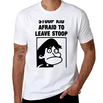 Yeni Stoop Çocuk Korkuyor Bırakın Stoop T-Shirt anime giyim grafik t shirt erkek t shirt rahat şık