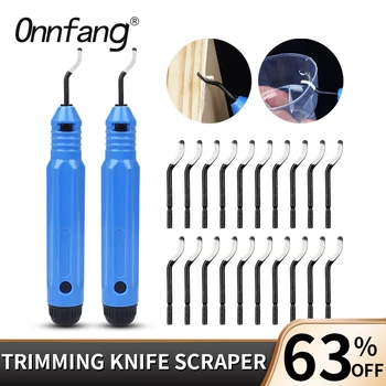 Onnfang 1 ADET kesme bıçağı Kazıyıcı Çapak Alma Aracı Ahşap Plastik Alüminyum Bakır ve Çelik 3D Baskı