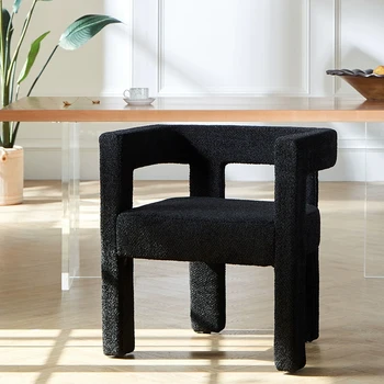 İskandinav Mobilya Koltuk Yaratıcı Oturma Odası Sandalyeleri Modern yemek sandalyeleri Yatak Odası Makyaj Koltuğu Arkalığı Boş Sandalye Ev Koltuk