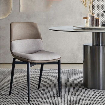 Tasarımcı İskandinav Yemek Sandalyesi Modern Tasarımcı Kapak Su Geçirmez Salon Açık mutfak sandalyesi Oyun Açık Masa Fauteuils Salon