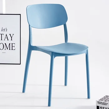 İskandinav Restoran yemek sandalyeleri Açık Plastik Taşınabilir Yatak Odası yemek sandalyeleri Plaj Accent Sillas De Cocina mutfak mobilyası
