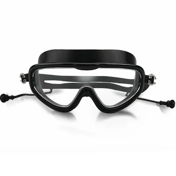 Yetişkin dalış gözlükleri için kulak tıkacı su geçirmez yüzme gözlükleri ile yüzme gözlükleri
