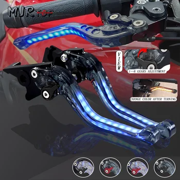 Fren Kolu Motosiklet Her Zaman açık Sinyal Dönüş ışığı fren debriyaj kolları Kawasaki Z750S NİNJA650 W800/SE ER-6F / 6N Versys650