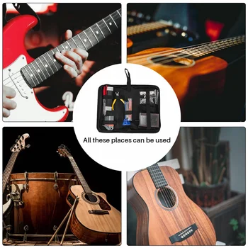 Gitar Kiti Tamir için Elektro Gitar Bakım Kitleri Mandolin Banjo Ukulele Boyun Ölçüm Dize Mesafesi