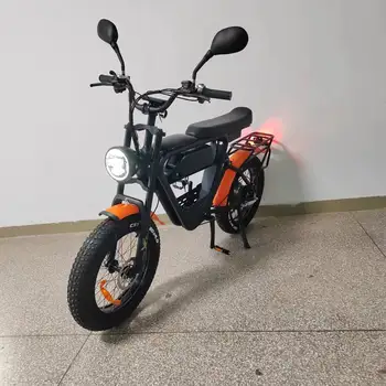 1000W Motor Bafang 22Ah52V Lityum Pil Samsung Tam Süspansiyon Hidrolik Fren Yağ Lastik Şehir Elektrikli Bisiklet