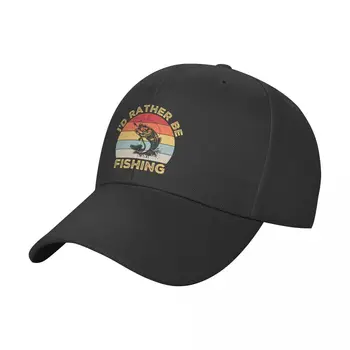 Balık Tutmayı tercih ederim-Fisher Retro VintageCap beyzbol şapkası beyzbol şapkası / - f - / Kadın kapaklar erkek