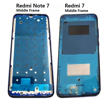 Redmi için Not 7 Yeni Xiaomi Redmi için Not 7 Redmi7 Konut Orta Çerçeve Çerçeve Değiştirme el tutamağı kapağı Onarım Parçaları