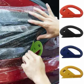 Film Kesici Aracı ABS Vinil Kesici Sıkma Kazıyıcı Paslanmaz Çelik fiber film Sarma Kesici Yardım Aracı Pencere Renklendirme İçin