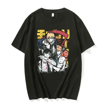 Japon animesi desen T-shirt erkek tişört Pamuk baskılı tişört erkek ve kadın Kısa Kollu Sokak Moda Stil tişört