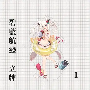 Anime Azur Lane Akrilik Standı Şekil Dekorasyon Koleksiyon Model Oyuncak Hediye Mayo Cosplay 15 cm