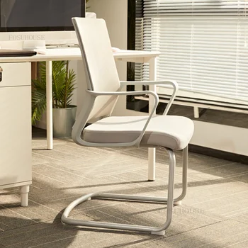 Modern Minimalist Arkalığı konferans koltukları Ev Ofis masaüstü bilgisayar Sandalye Rahat Sedanter Döner kolçaklı ofis koltuğu