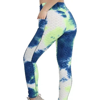 Yoga Şort spor salonu pantolonu Kadınlar İçin Dış Giyim Spor Konforlu Yüksek Bel Yüksek Esneme Son Tarzı Batik