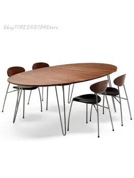 Tasarımcı yemek sandalyesi basit Modern ev arkalığı masa Ve sandalye Kahve dükkanı Restoran Nordic ışık lüks Minimalist