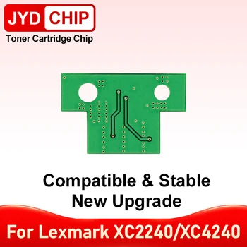 24B7209 Toner lexmark için çip XC2240 XC4240 24B7206 24B7207 24B7208 Dinlenme yazıcı kartuşu Cips