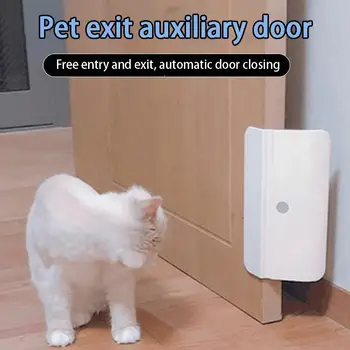 Evcil Otomatik Kapı Açacağı Otomotiv Kapı Açacağı Kedi Özel Kolu Pet Kapı Yatak Odası Banyo için Mükemmel Hediye Evcil Hayvan Sahipleri için
