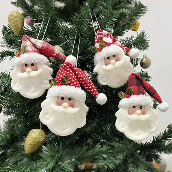 Yeni Noel Süsler Noel Ağacı Asılı DIY Noel Hediyesi Noel Baba Ağacı Kolye Örme Bebek Asmak Parti Dekorasyon