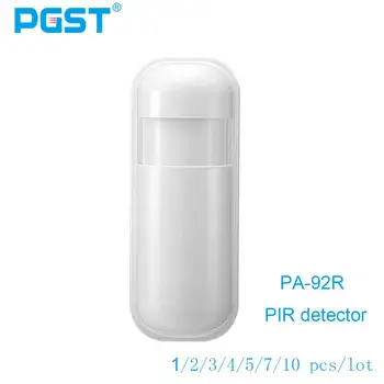 PGST PIR Hareket sensör dedektörü 433MHz eV1527 Ev Alarm Sistemi için Kablosuz Kızılötesi hareket dedektörü
