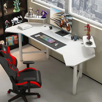 Modern İnsan Yapımı Kurulu Oyun Masası Ofis Mobilyaları İçin Tasarım Bilgisayar Masaları Basit Çok Fonksiyonlu Özel Esports Oyun Masası