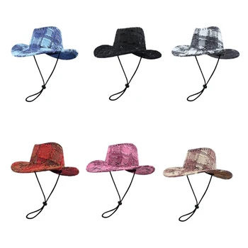 Batı Tatlı Serin kovboy şapkası Kostüm Cosplay Kap Süs Ev Gereçleri Unisex Kadın Erkek Şapka Malzemeleri Damla Nakliye