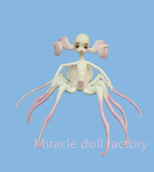 BJd1 / 4 Bebek öküz boynuz örümcek Reçine Modeli Büyük Baş Serisi Oyuncak Doğum Günü Hediyesi DIY Makyaj