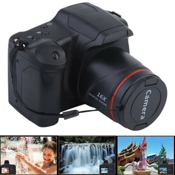 Taşınabilir Dijital SLR Kamera 1080P 16x Zoom Anti-Shake İle 2.4 İnç TFT LCD Ekran Full HD 16 Megapiksel CMOS Sensör Ultra Hafif
