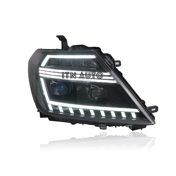 Yeni Tasarım LED başlangıç animasyon DRL dinamik far far Nissan patrol için Y62 2012-2019 kafa ışık kafa lambası