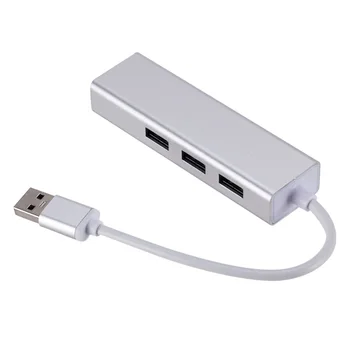 ANPWOO USB3. 0 Gigabit Kablolu Ağ Kartı Çift Sistem Sürücüsüz Ağ Kartı + Hub Destekler Windows XP 7 8,