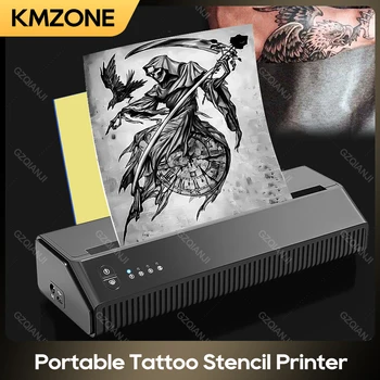 Dövme Yazıcı Stencil Transfer Yazıcı Makinesi 100 Yaprak Dövme Transfer Kağıdı Termal Stencil Maker Hattı Çizim Baskı Fotokopi