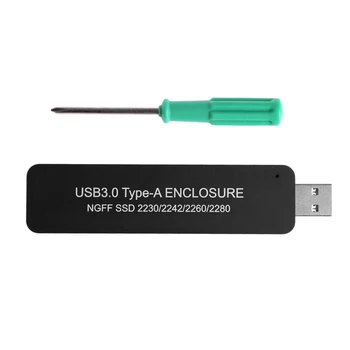 USB3. 0 İçin 2280 NGFF için .Anahtar SSD Harici Muhafaza Depolama için 2 SATA Tabanlı B