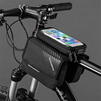 Cep Telefonu Tpu Dokunmatik Ekran Çantası Mtb bisiklet selesi Çantası Naylon Su Geçirmez Bisiklet Çantası