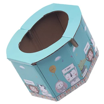 Taşınabilir Çocuk Lazımlık çocuk Tuvalet kağıdı 8.5x21. 5x14. 9cm Katlanır Bebek Seyahat Yüksek Yoğunluklu Oluklu Banyo kamp için