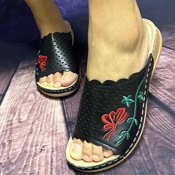 Moda ayakkabılar Yaz 2023 Yeni kadın Ortopedik Sandalet Yetişkin Plaj Terlik Üzerinde Kayma Kaymaz Ayakkabı Zapatos De Mujer Sandalias