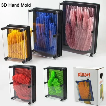 3D Klon Şekli Pin Sanat El Kalıp El İzi İğne Süsleme Alın Yüz Palmiye Modeli üç boyutlu Klon Pinart Plastik Ev Dekor