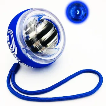 Eğitmen Relax Jiroskop Topu Yüksek Kaliteli Bilek Kas Gücü Topu Gyro Kol Egzersiz Güçlendirici LED fitness topu