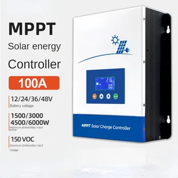ICharger-MPPT-10048 Fotovoltaik Güç Üretim Kontrolörü MPPT/100A Yüksek Güç 12 V/24 V/36 V/48 V güneş şarj kontrol cihazı