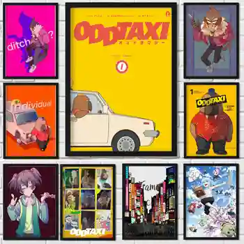 Arkadaş Anime Posteri Japon TEK TAKSİ Posteri Tek Duvar Sanatı Dekorasyon Boyama Ev Dekor Kawaii Odası Dekor Tuval Poster