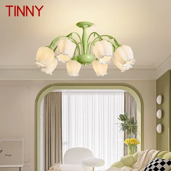 TENEKE Modern kolye ışık Retro tasarım asılı LED tavan lambası endüstriyel yaratıcı halat ev yatak odası için