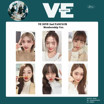 Kpop Idol 6 adet / takım Lomo Kartı IVE Kartpostal Albümü Yeni Fotoğraf Baskı Kartları Resim Hayranları Hediyeler Koleksiyonu