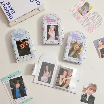 Yıldız Serisi 3 İnç Kartpostallar Tutucu Albümü Idol Fotoğraf Kartı Kore Depolama kart çantası Kart Toplamak Kawaii Organizatör Kırtasiye Kpop