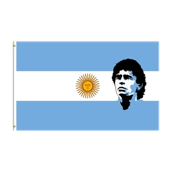 3x5Ft Arjantin Bayrağı Baskılı Afiş Dekor İçin 11