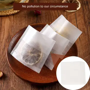 500 adet dokunmamış boş çay poşetleri dize ısı mühür filtre kağıdı gevşek çay poşeti