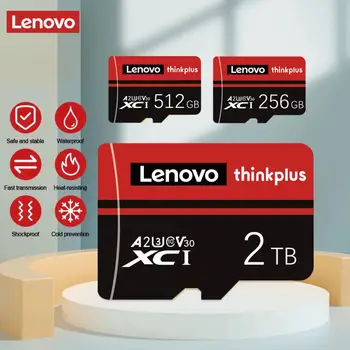 Lenovo V30 Hafıza Kartı 128gb Mikro TF SD Kart Yüksek Hızlı 190 mb/s'ye kadar SD Flash Kart 2TB 1TB 512GB Kamera / araba / Nintendo Anahtarı