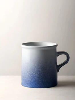 Seramik Retro Kahve Kupalar Yaratıcı 3 Renkler Ofis Ev Drinkware 340 ml Pembe Mavi Çin Tarzı Porselen Sırlı çay fincanları