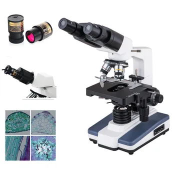 XP602 Binoküler Biyolojik Mikroskop 40X-1600X led ışık ile 5mp Mercek Kamera