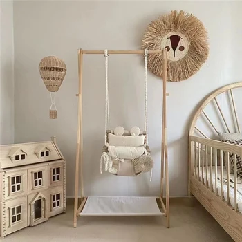 Ev Kapalı Planör Bebek Bakımı Fantastik Ürün Küçük Asılı Sepet Bez sallanan sandalye Çocuk Salıncak dış mekan mobilyası