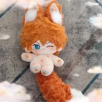 10cm Genshin Darbe peluş oyuncaklar Tartaglia Pamuklu Bebek Manyetik Kuyruk Yumuşak Dolması Peluş Bebek Anime Figürü Çocuk Kız Oyuncak Gi