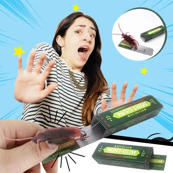 Prank Trick Oyuncak Şok Hamamböceği Sakız Çekme Kafası Parodi Oyuncaklar Çocuklar İçin Geyik Şakalar Komik Oyuncaklar