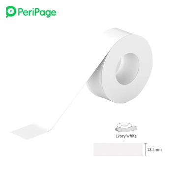 PeriPage 1 Rulo beyaz etiket kağıdı Yapışkan bant Yapışkan termal etiket yazıcı kağıdı Adı Fiyat Barkod Su Geçirmez Yağ geçirmez