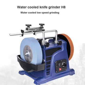 Ev Düşük Hızlı parlatma makinesi Su Soğutmalı Çok Amaçlı Masaüstü Bıçak Kalemtıraş Hız Ayarlanabilir Ağaç İşleme Aletleri 220V