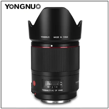 YONGNUO YN35mm F1. 4C DF UWM Ultrasonik Dalga Motoru Geniş Açı Ana canon lensi 5DII 5D 500D 400D 600D 60D DSLR Kamera